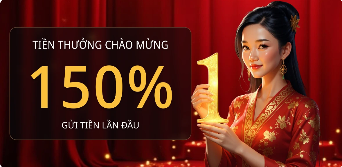 150% - 1st Deposit Bonus